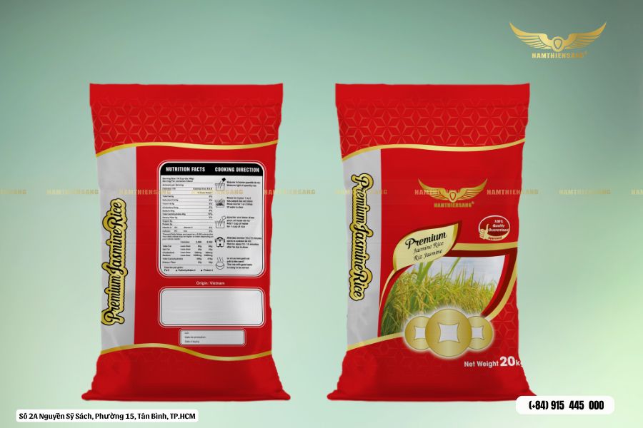 Bao đựng gạo 3 biên 